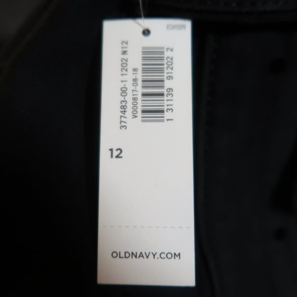 Old Navy Black Polka Dot Rockstar Jeans – Size 12 - Picture 8 of 11